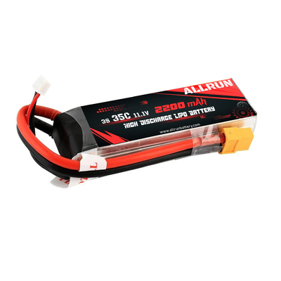 35C عالية التفريغ بطارية ليثيوم بوليمر 3S 11.1 V 2200mAh بطارية LiPo