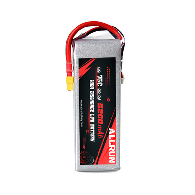 9048155 75C 22.2V 6S 5200mAh بطارية LiPo عالية التفريغ