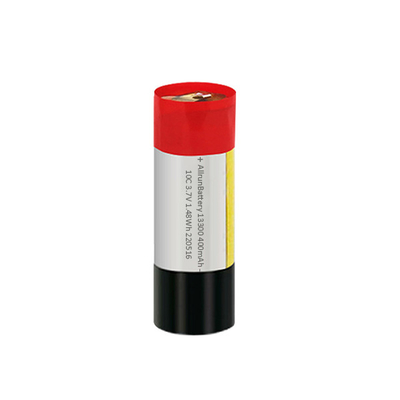 TBD 3.7 V 400mAh العادة LiPo Battery 13300 Cylindrical Li Polymer Battery