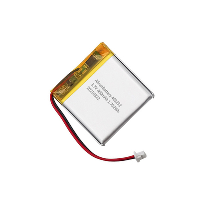 3.7V 460mAh ضوء IoT بطارية حزمة قابلة للشحن حزمة بطارية LiPo مربع