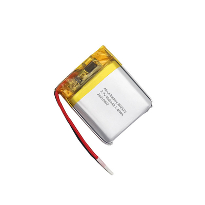 3.7V 400mAh مربعة قابلة للشحن حزمة بطارية Li Po طويلة الأمد 802525