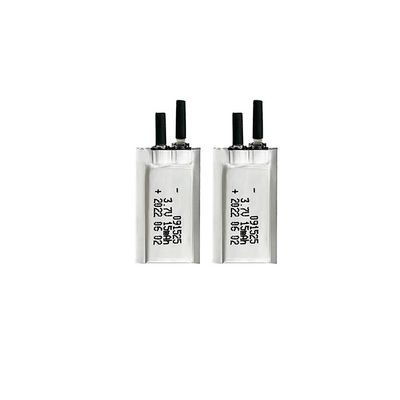 3.7V 15mAh مخصص قابلة للشحن بطارية LiPo رقيقة جدا 091525