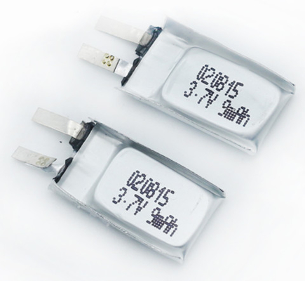 3.7V 9mAh بطارية ليثيوم أيون بوليمر صغيرة جدًا 020815