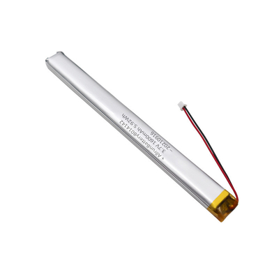 آمنة 3.7V 1600mAh مخصص بطارية LiPo بطاريات ليثيوم بوليمر ضيقة للغاية للمسجلات الصوتية