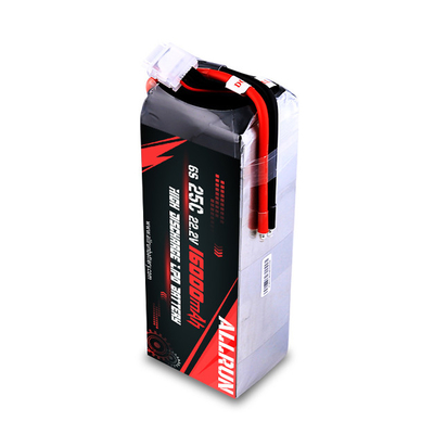 أدوات الطاقة حزمة بطارية LiPo عالية التفريغ 25C 22.2V 6S 16000mAh