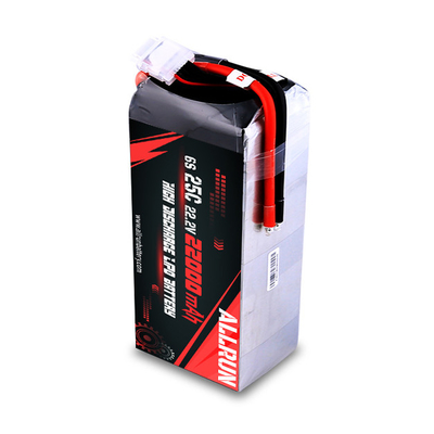 25C 6S 22000mAh بطارية ليبو 22.2 فولت عالية معدل C حزمة بطارية LiPo