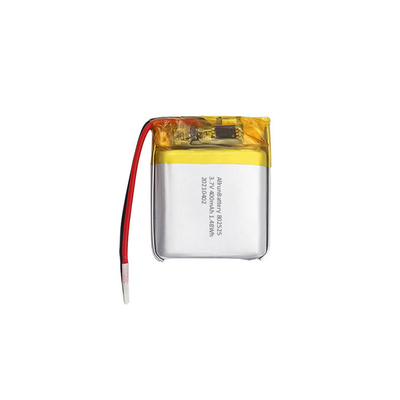 3.7V 400mAh مربعة قابلة للشحن حزمة بطارية Li Po طويلة الأمد 802525