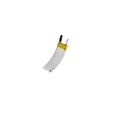 3.7V 30mAh 250727 بطارية LiPo المنحنية القابلة لإعادة الشحن للمنتجات التي يمكن ارتداؤها